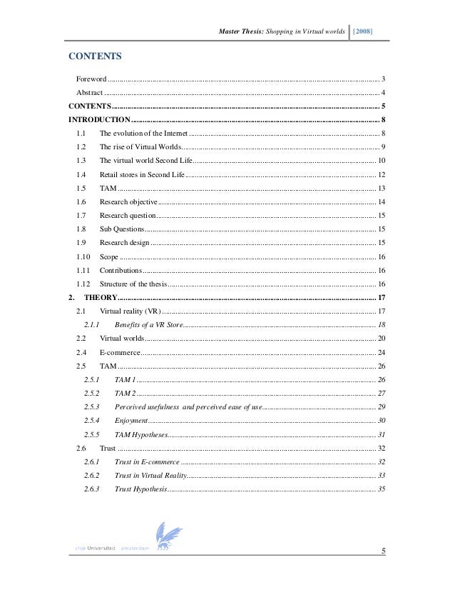 Master thesis on virtualization