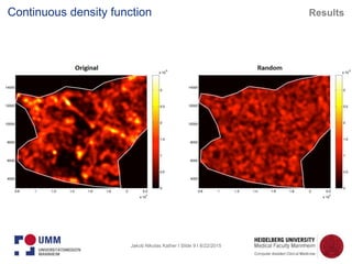 Jakob Nikolas Kather I Slide 9 I 8/22/2015
Continuous density function Results
 