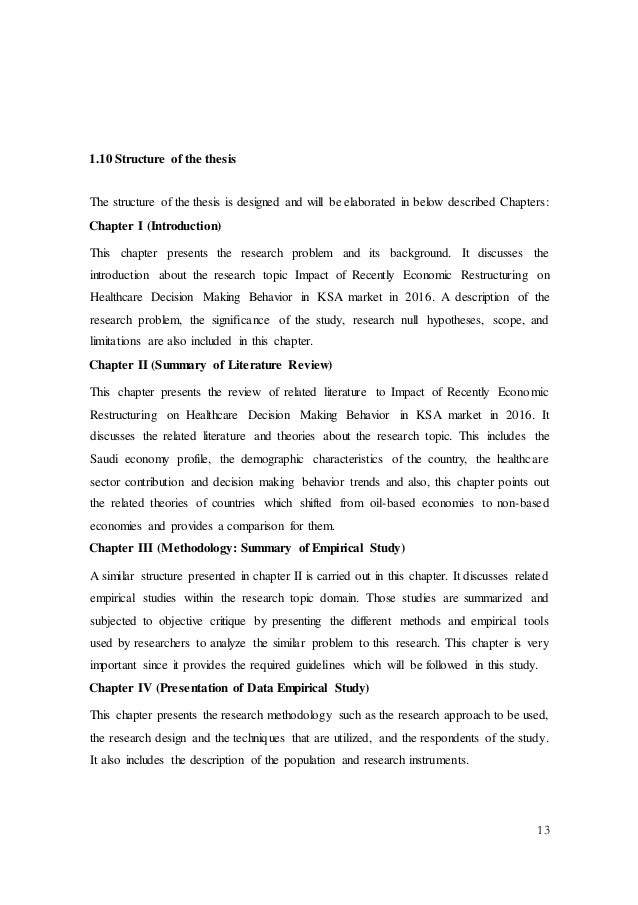 Restructure thesis image