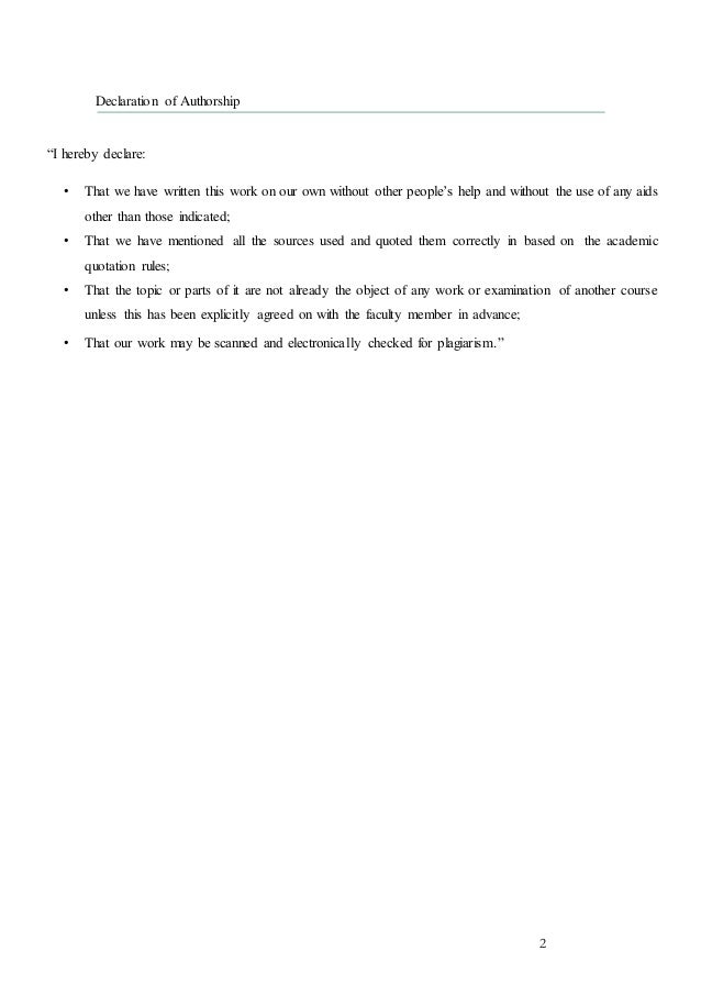 Master thesis health economics