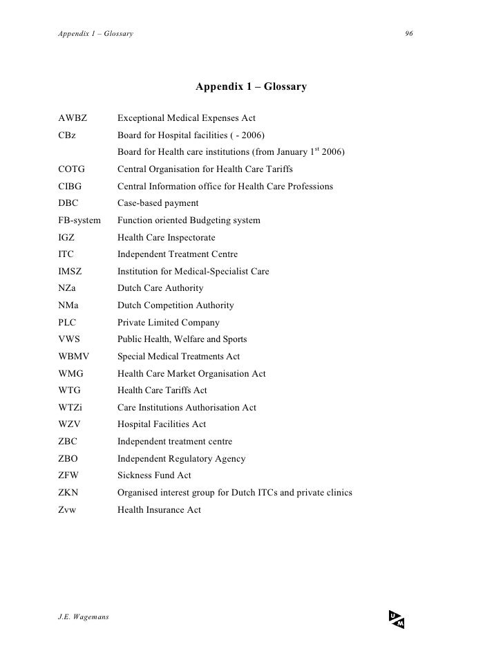 Thesis Master Health Policy, Economics & Management