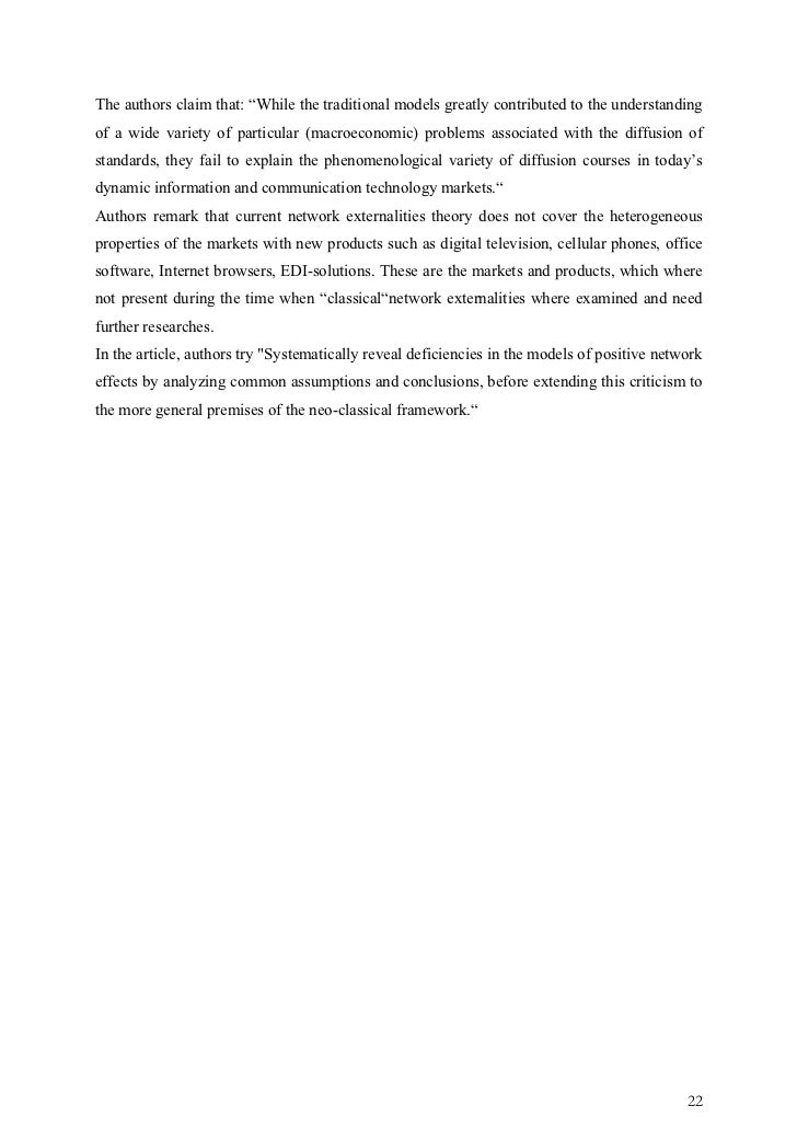 Master thesis network
