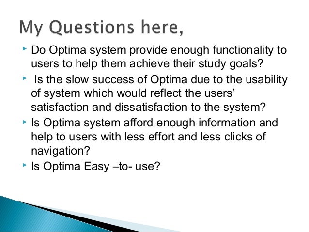 Master thesis usability