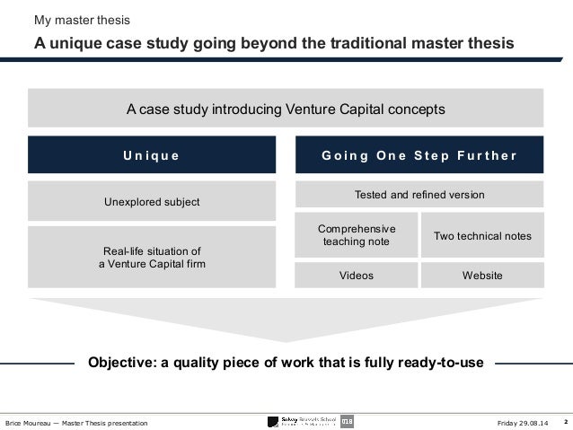 Master thesis outline image