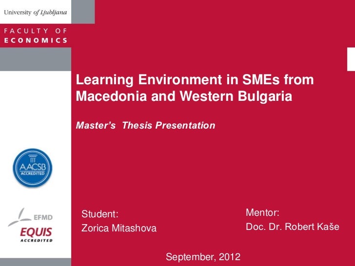 Phd thesis on smes