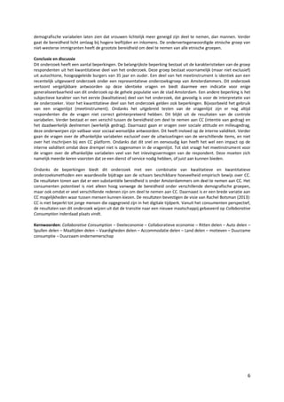 Master thesis sdeg   pieter van de glind - 3845494 - the consumer potential of collaborative consumption - august 2013