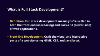 Master the World _Full Stack Developer Course .pptx