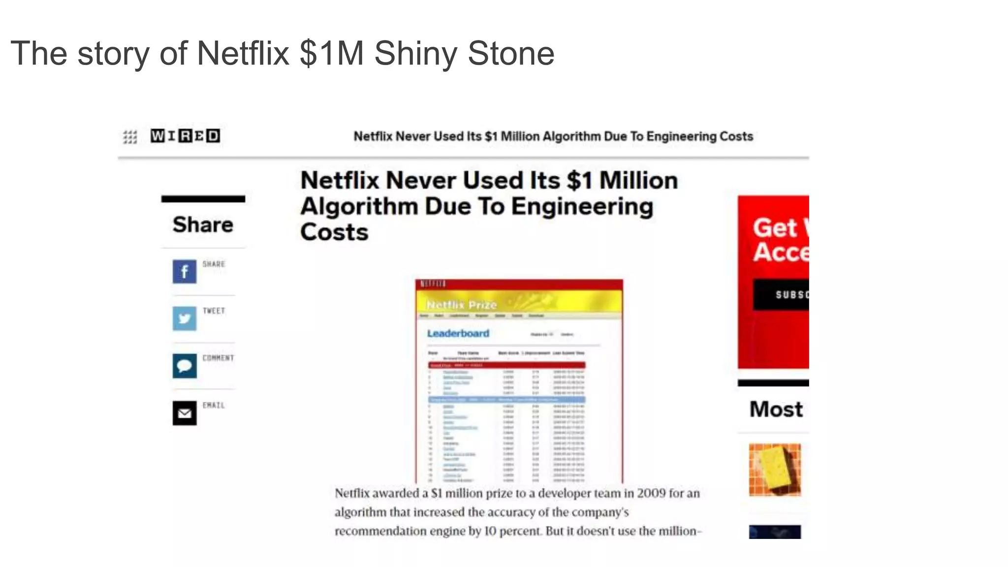 The story of Netflix $1M Shiny Stone
 