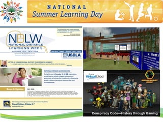 Conspiracy Code—History through Gaming
 