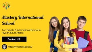 Top Private & International School In Riyadh, Saudi Arabia | PDF