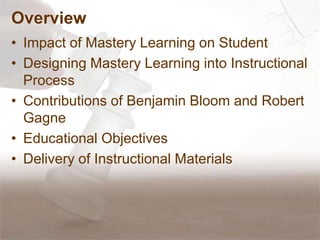 Mastery Learning | PPTX