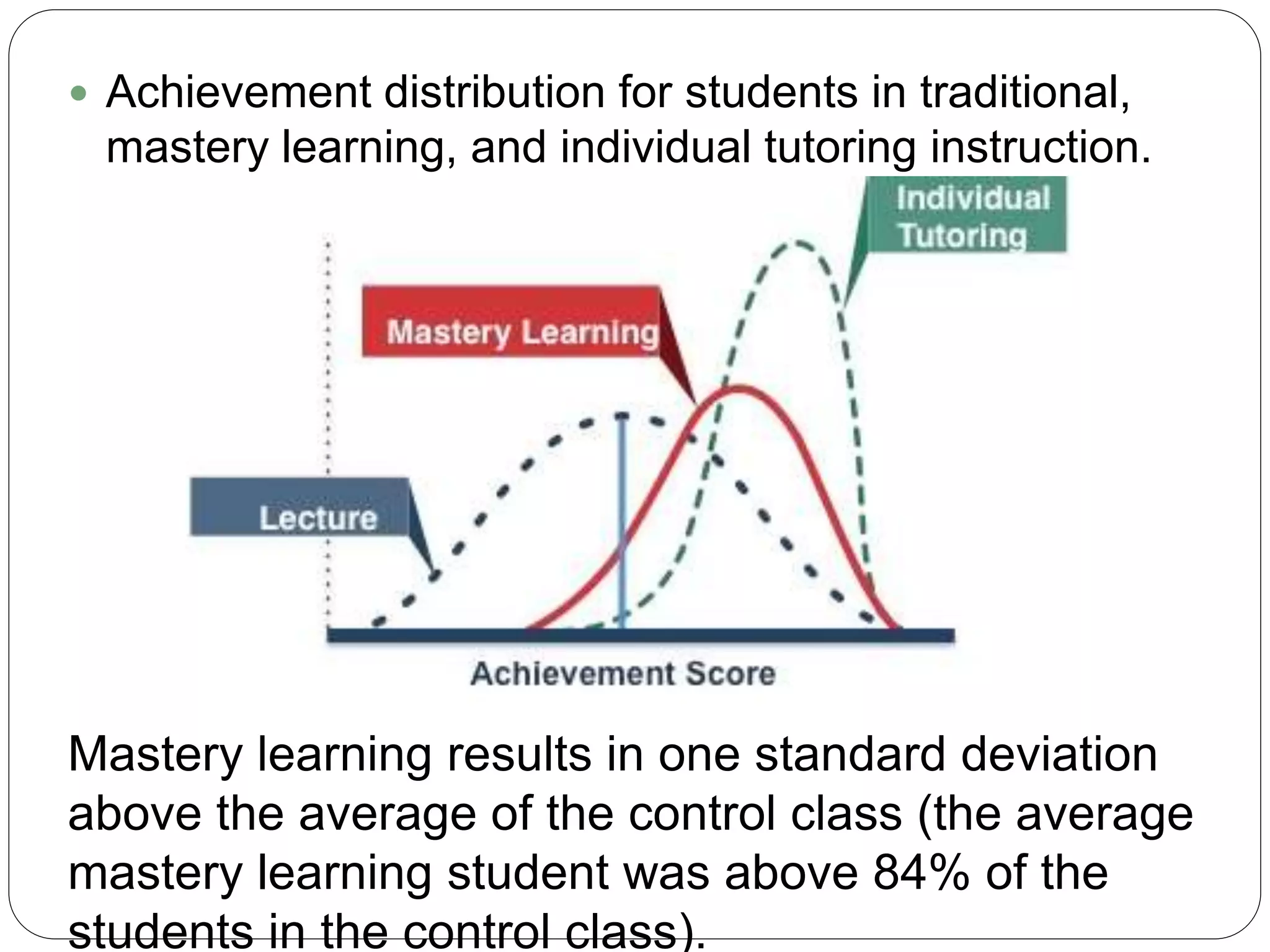 Mastery learning | PPTX