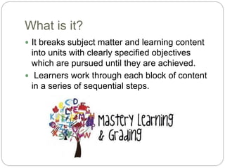 Mastery learning | PPTX