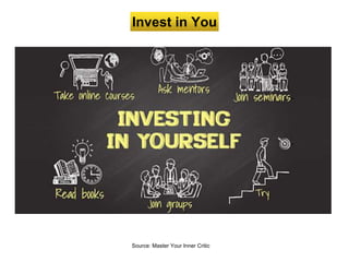 Invest in You
Source: Master Your Inner Critic
Paste Here
 