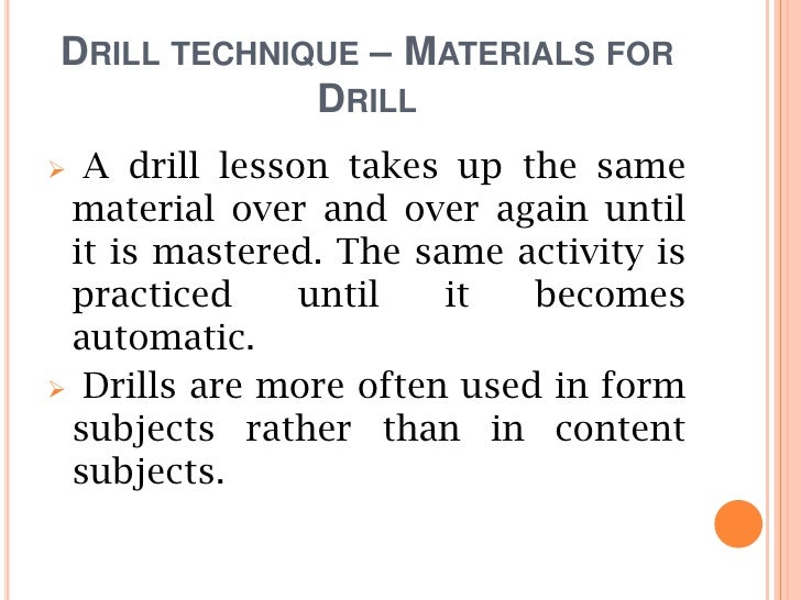 Mastery techniques of teaching