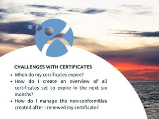 MXSuite certificates module | PDF
