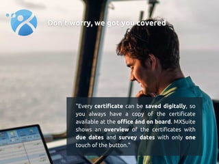 MXSuite certificates module | PDF