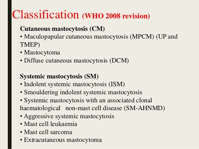 Mastocytosis And Autoinflammatory Disease Presenting In Skin