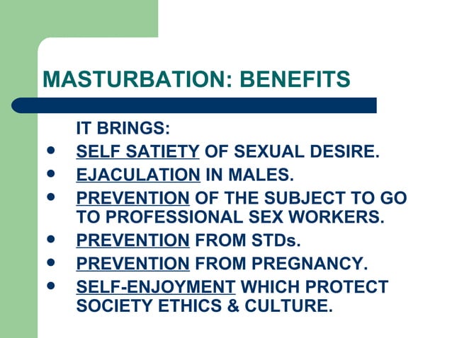 Masturbation PPT