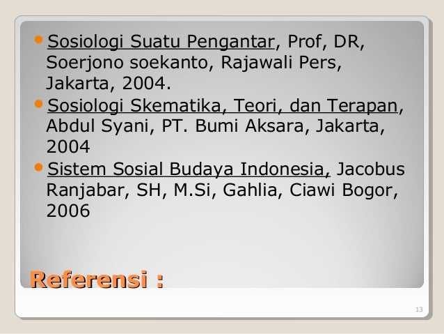 Masyarakat Dan Sistem Sosial