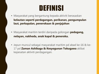 masyarakat maritim di jepun