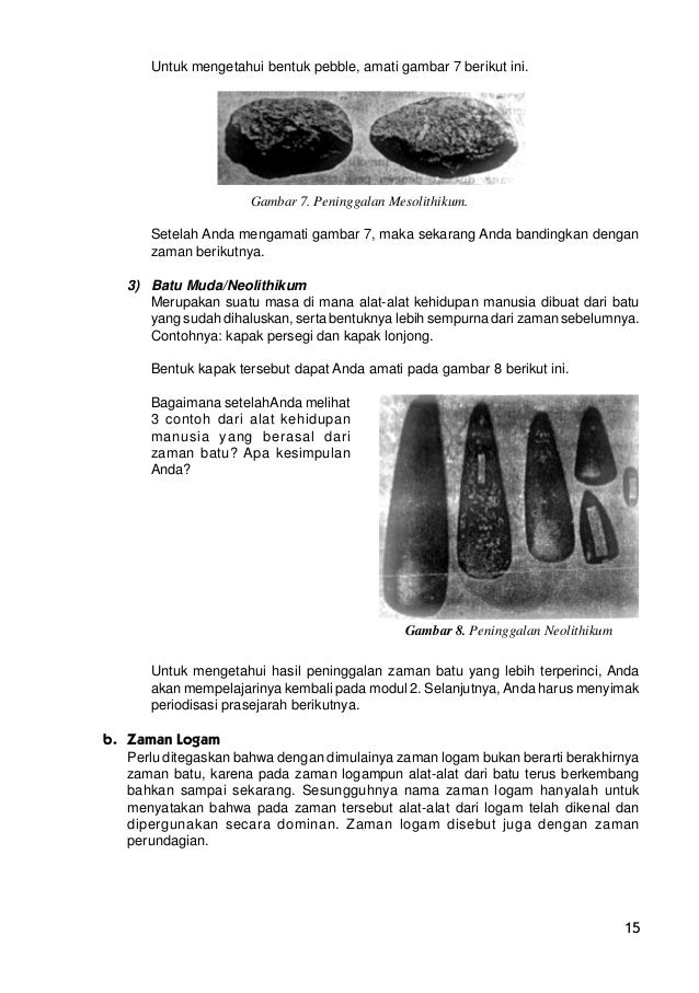 Masyarakat Prasejarah Indonesia