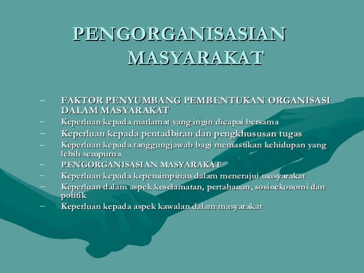 Organisasi Masyarakat