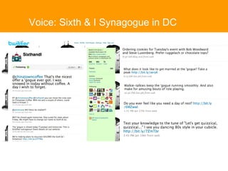 Voice: Sixth & I Synagogue in DC 