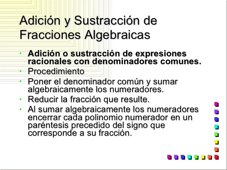 Expresiones algebraicas