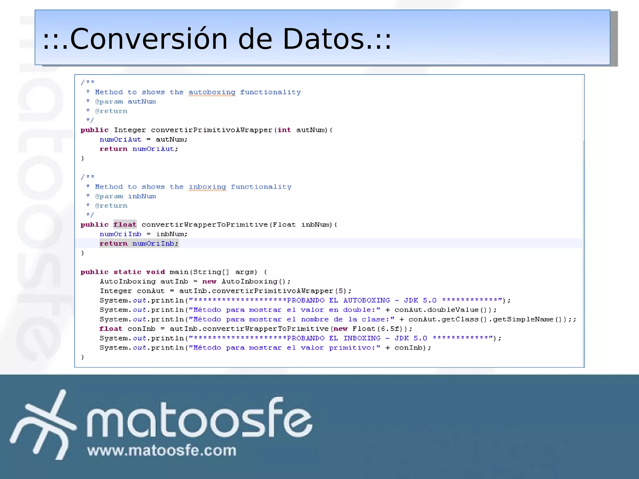 ::.Conversión de Datos.::
::.Conversión de Datos.::

 