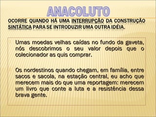    Umas moedas velhas caídas no fundo da gaveta,
    nós descobrimos o seu valor depois que o
    colecionador as quis comprar.

   Os nordestinos quando chegam, em família, entre
    sacos e sacola, na estação central, eu acho que
    merecem mais do que uma reportagem: merecem
    um livro que conte a luta e a resistência dessa
    brava gente.
 