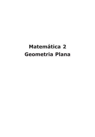 Matemática 2
Geometria Plana
 