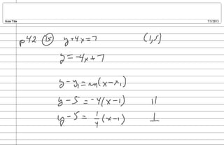 2013 NCC MAT111 Notes: Week I, Day 03 - Compositions and Quadratics!