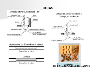 COTAS 
AULA 01 –PROF ALINE FERNANDES  