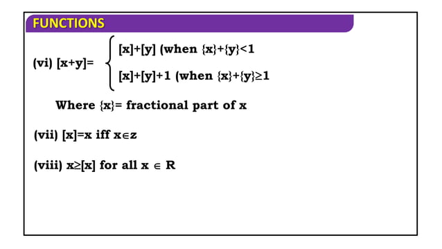 TYPES OF IMPORTANT FUNCTION THEORY WITH EXAMPLES | PPT