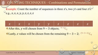 MAT212 - Counting Techniques | Discrete Mathematics With Applications | PDF