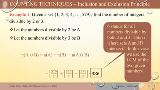 MAT212 - Counting Techniques | Discrete Mathematics With Applications | PDF