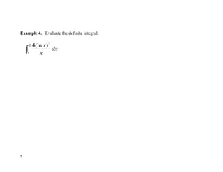 Mat221 5.6 definite integral substitutions and the area between two ...