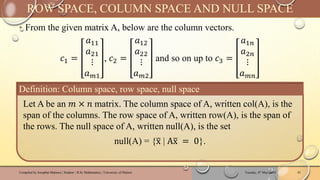 MAT222 - INTRODUCTION TO LINEAR ALGEBRA WITH APPLICATIONS | ROW-REDUCED ...