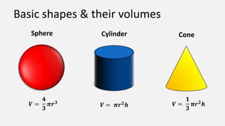 Mat2793 - Volume of Composite Shapes | PPTX