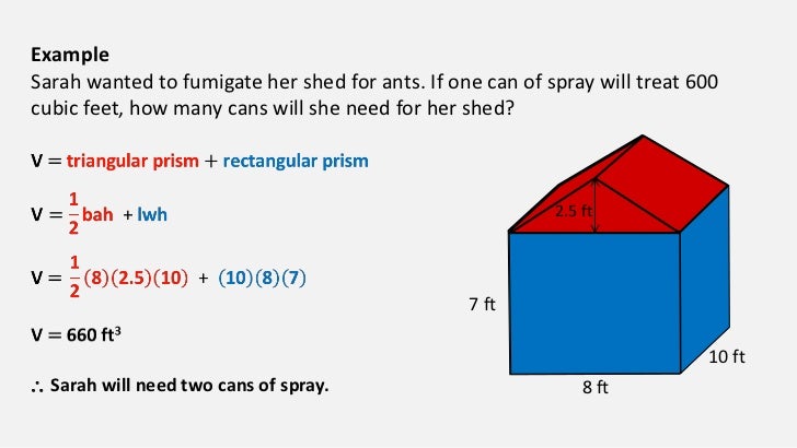 Mat2793 Volume of Composite Shapes