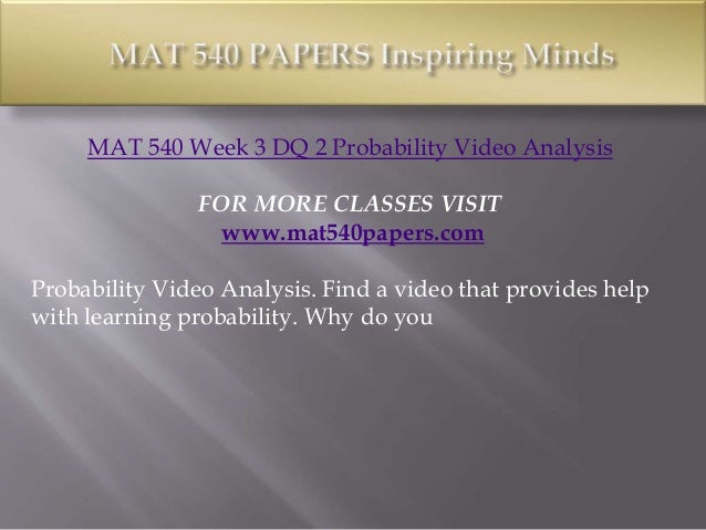 Mat 540 essay 03 image