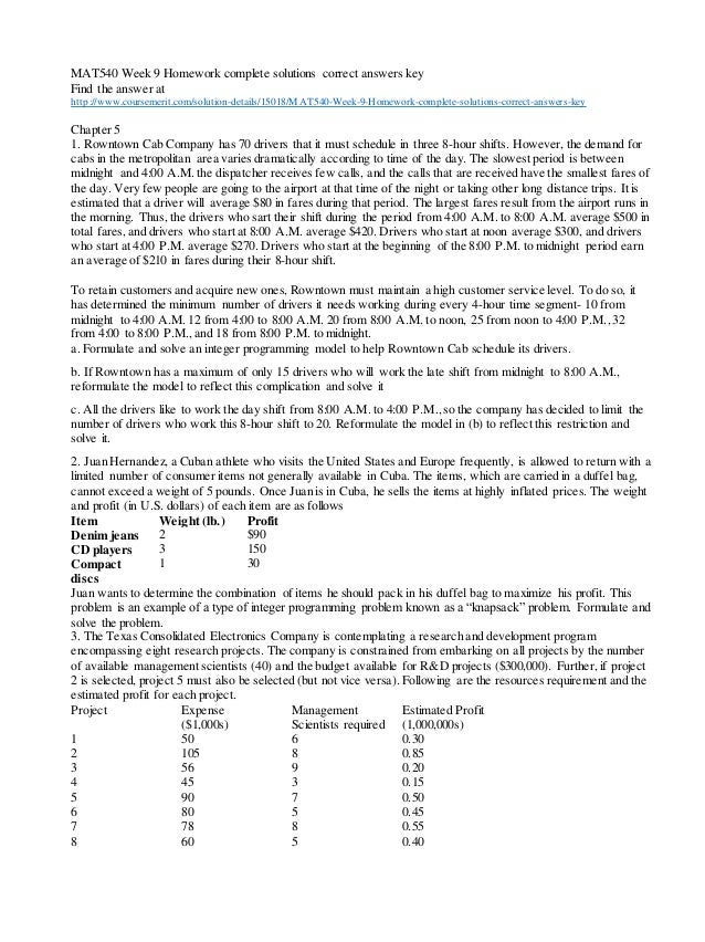 Buy answers homework