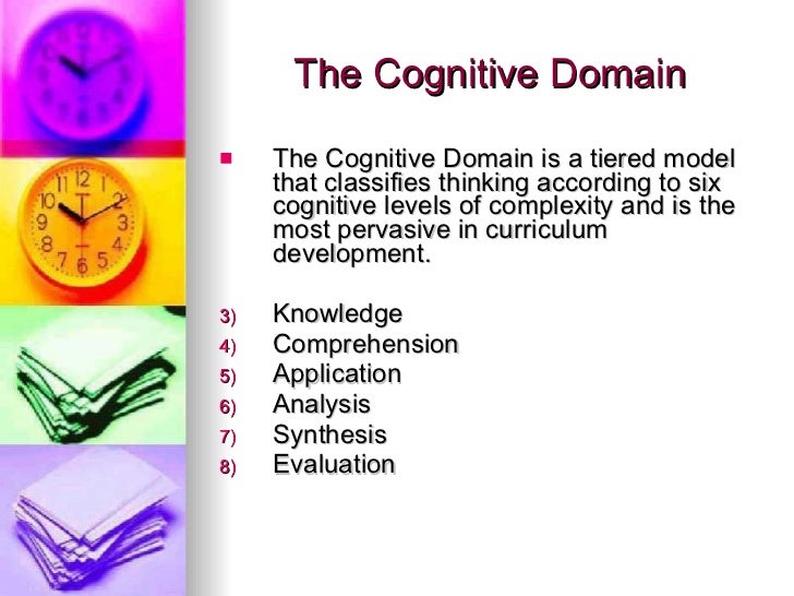 stages of cognitive domain
