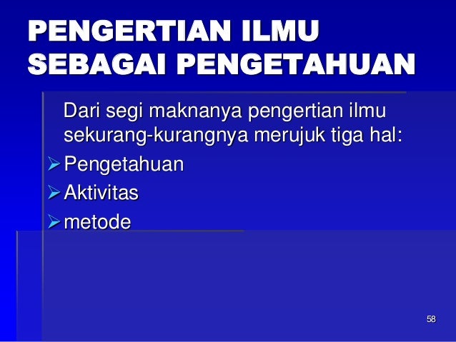 Mata kuliah filsafat ilmu