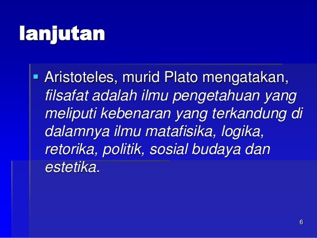 Mata kuliah filsafat ilmu