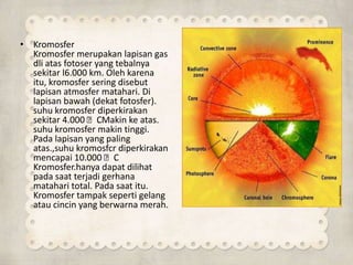 Matahari juga disebut bintang karena