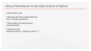 Mata Kuliah AI_Pengenalan Library Python.pptx