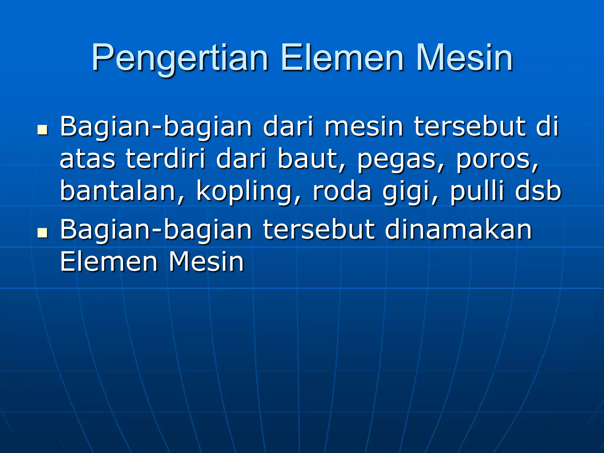 Mata Kuliah Elemen Mesin Pdf