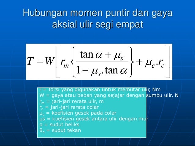 Mata kuliah elemen mesin Mata kuliah elemen mesin